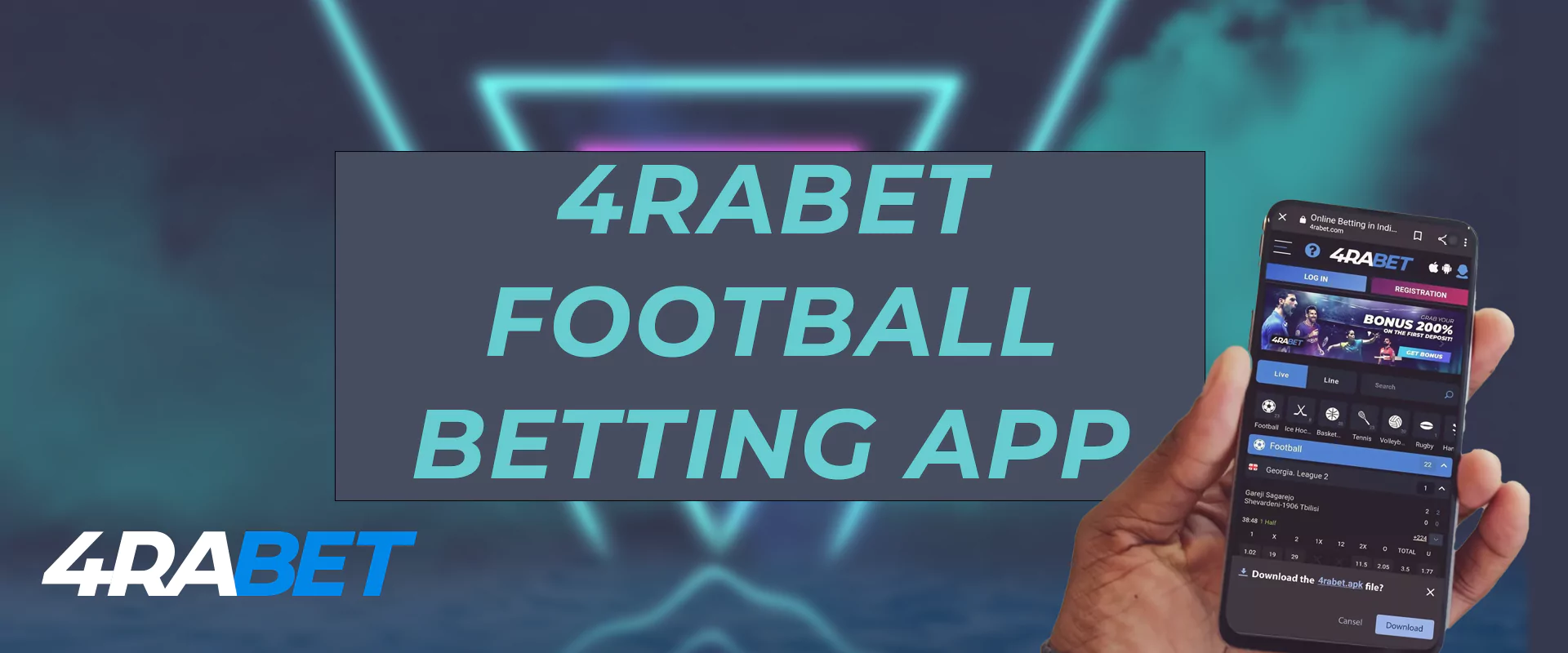 4rabet betting app.