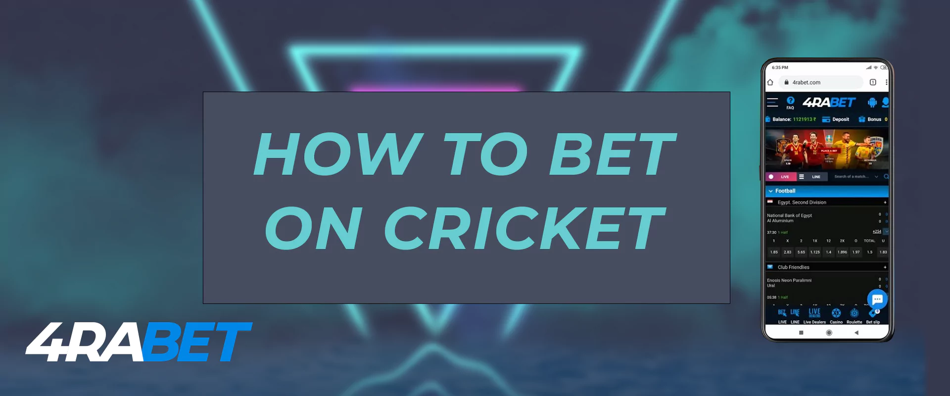 All information you should know before start betting on cricket on the 4rabet.