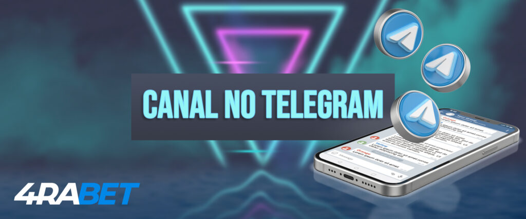 Suporte para jogadores da casa de apostas 4rabet no canal de telegrama.