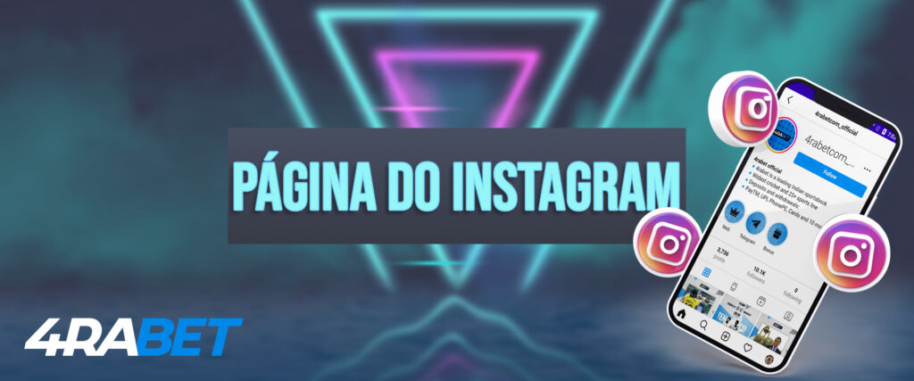 Suporte para jogadores de apostas 4rabet na página do Instagram.