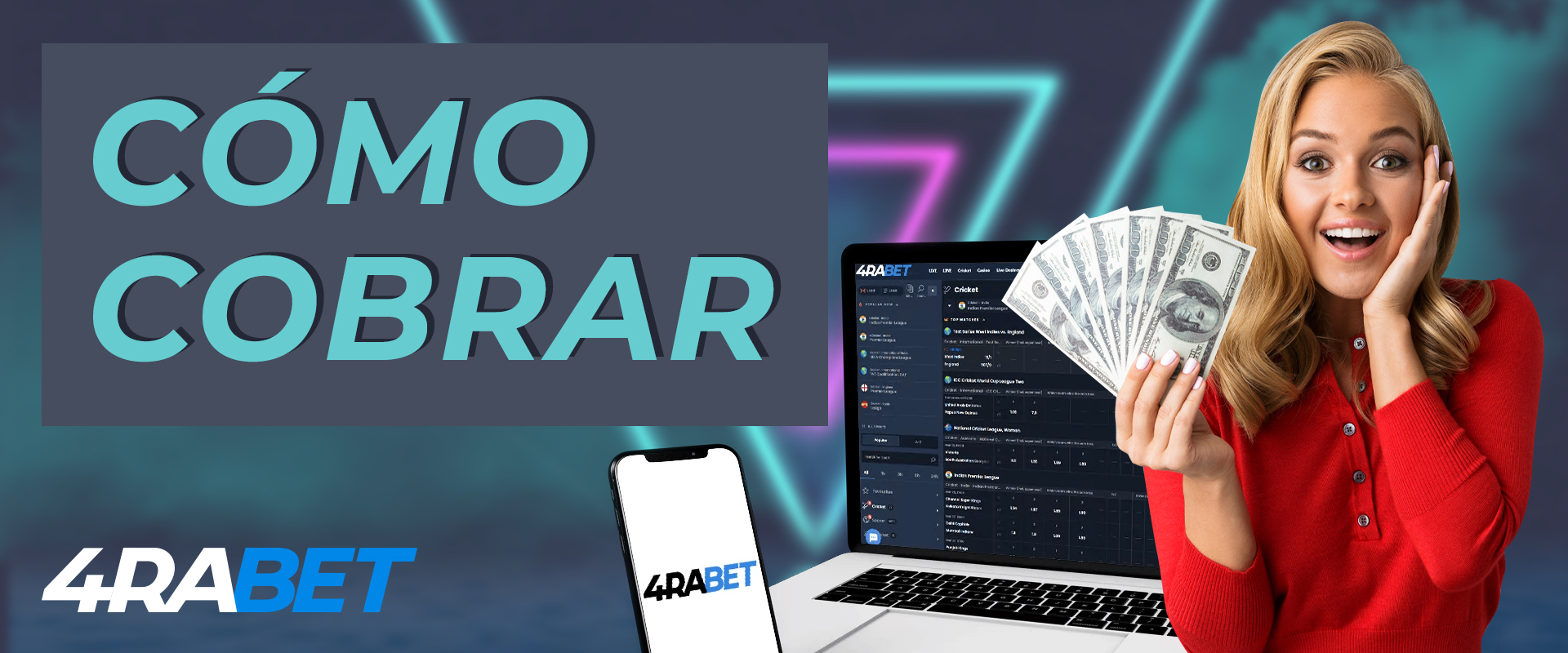 Instrucciones paso a paso para retirar fondos de 4raBet