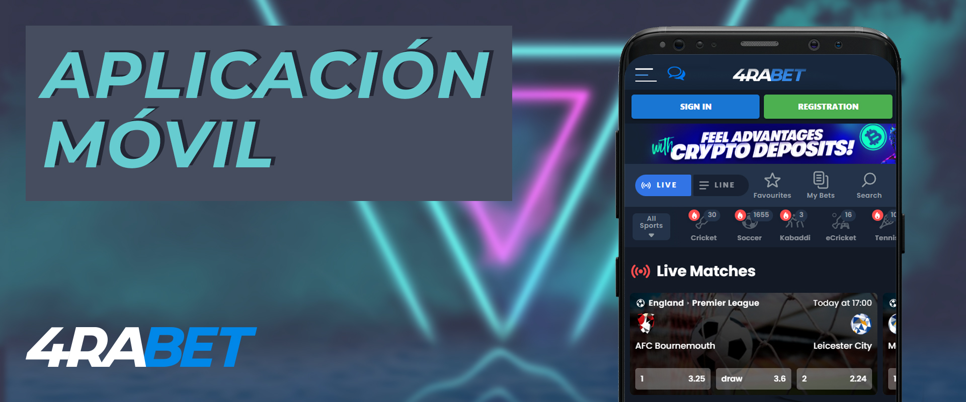 4rabet apps en México dowload